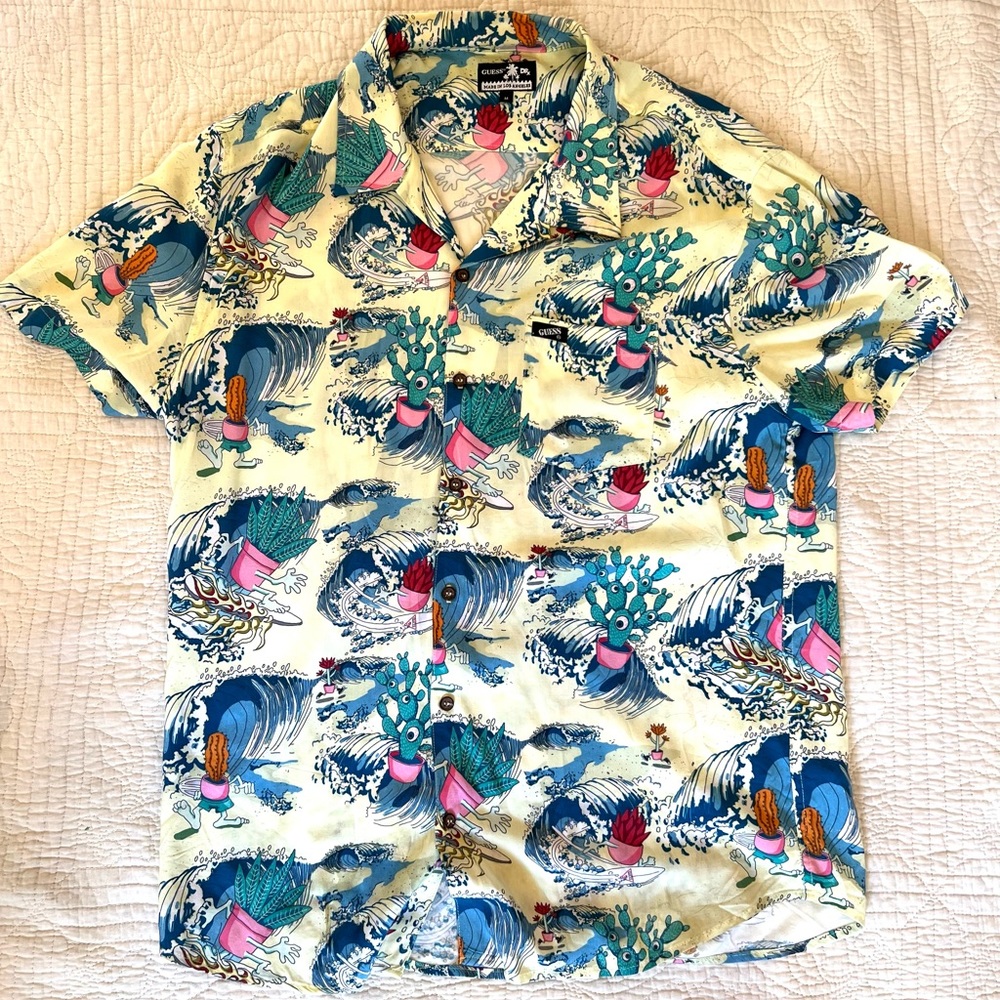 Dr. Romanelli x Guess Cactus Aloha Shirt